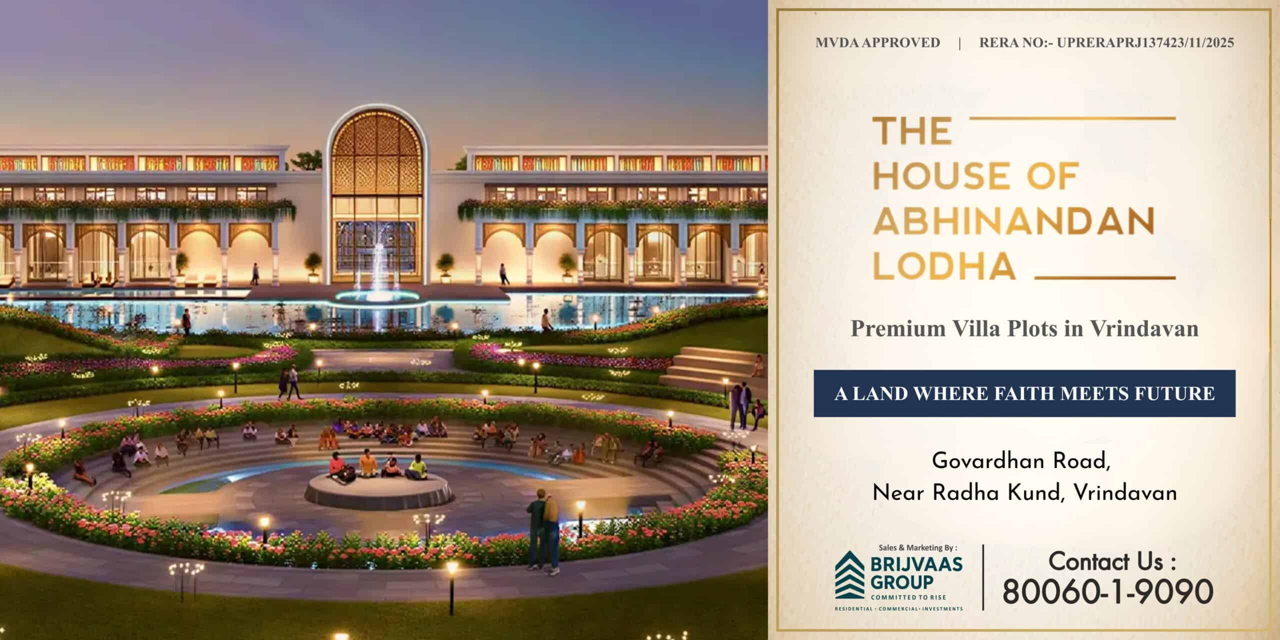 The Abhinandan Lodha hoarding